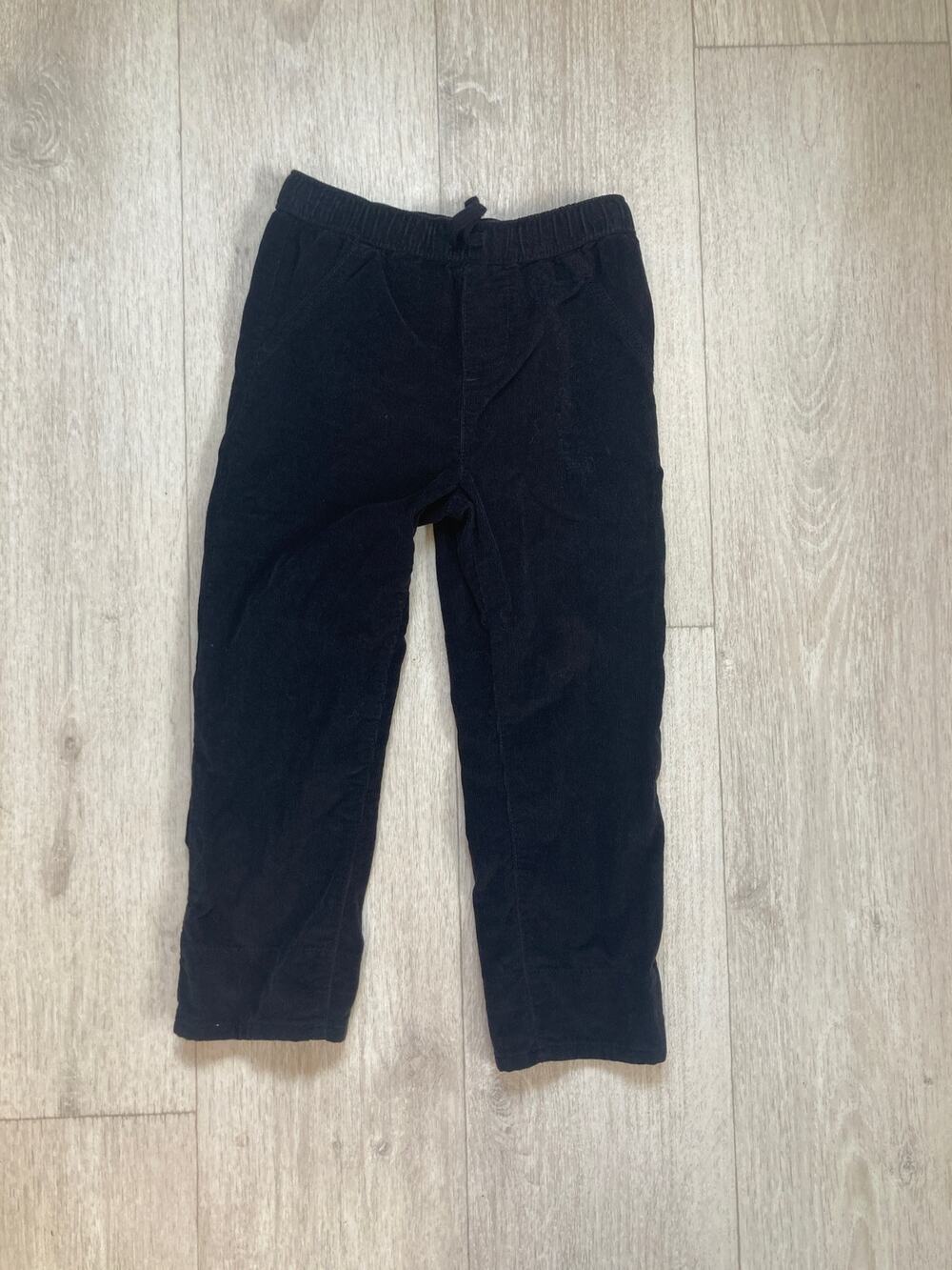 Jumping Beans Black Corduroy Pull On Pants, Size 5T